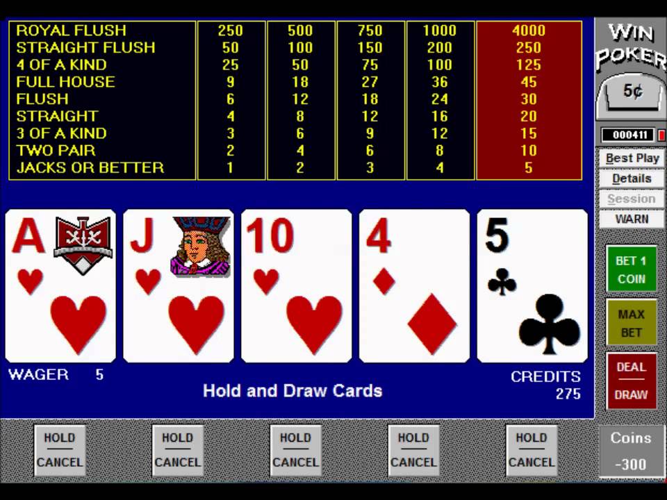 Video Poker Strategy – Tips to Remember